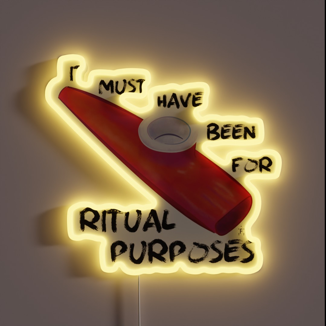 Ritual Purposes RGB Neon Sign Ritual Purposes RGB Neon Sign