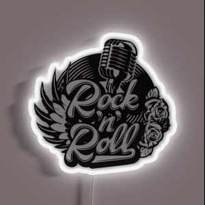 Rock 50s Rockabilly Music Rock And Roll Vintage Rocker 60s 70s RGB Neon Sign Rock 50s Rockabilly Music Rock And Roll Vintage Rocker 60s 70s RGB Neon Sign