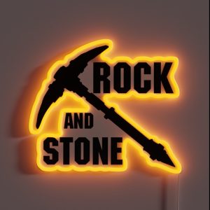 Rock And Stone RGB Neon Sign Rock And Stone RGB Neon Sign