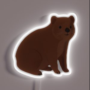 Rock Hyrax RGB Neon Sign