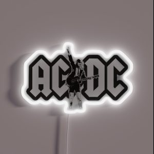 Rock Metal AC DC RGB Neon Sign