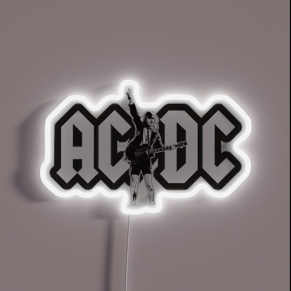 Rock Metal AC DC RGB Neon Sign