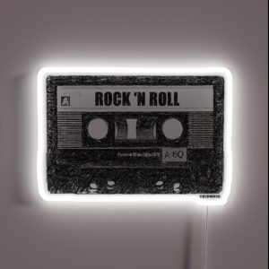 ROCK N ROLL CASSETTE RGB Neon Sign