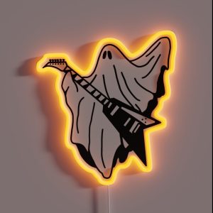 ROCK ON Sheet Ghost RGB Neon Sign