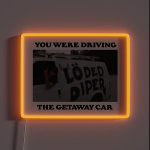 Rodrick Heffley Taylor Swift Getaway Car RGB Neon Sign