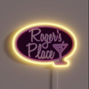 Roger S Place RGB Neon Sign Roger S Place RGB Neon Sign