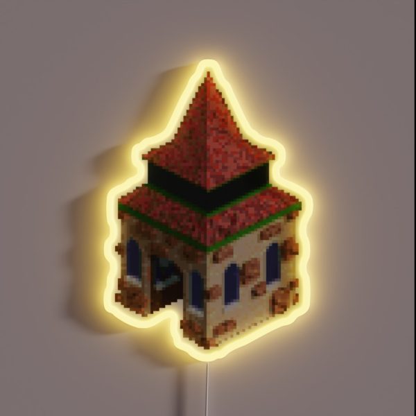 Rollercoaster Tycoon Entrance RGB Neon Sign