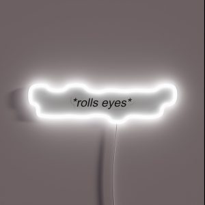 Rolls Eyes RGB Neon Sign Rolls Eyes RGB Neon Sign