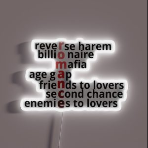 Romance Tropes Topsntangles RGB Neon Sign