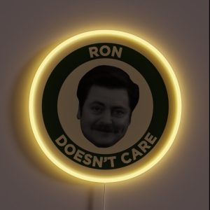 Ron Doesn T Care RGB Neon Sign