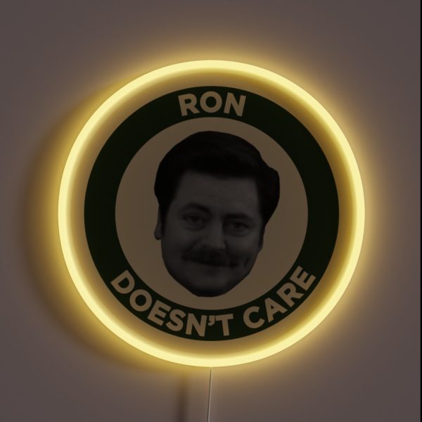 Ron Doesn T Care RGB Neon Sign