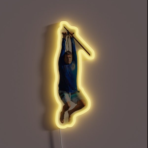 Ronny On The Zip Line I Think You Should Leave RGB Neon Sign