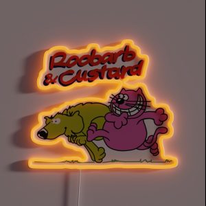 Roobarb And Custard RGB Neon Sign