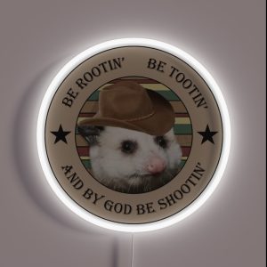 Rootin Tootin Possum Cowboy RGB Neon Sign Rootin Tootin Possum Cowboy RGB Neon Sign