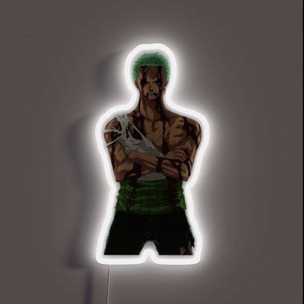 Roronoa Zoro One Piece RGB Neon Sign
