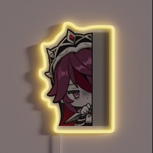 Rosaria Emoticon 4 Sneak RGB Neon Sign