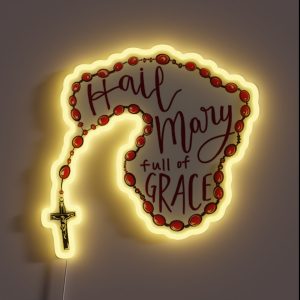 Rosary RGB Neon Sign