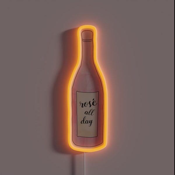 Rose All Day RGB Neon Sign