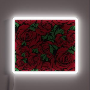 Rose Pattern RGB Neon Sign Rose Pattern RGB Neon Sign