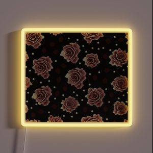 Rose Pattern RGB Neon Sign Rose Pattern RGB Neon Sign