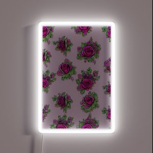 Rose Pattern RGB Neon Sign Rose Pattern RGB Neon Sign