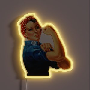 ROSIE THE RIVETER RGB Neon Sign ROSIE THE RIVETER RGB Neon Sign