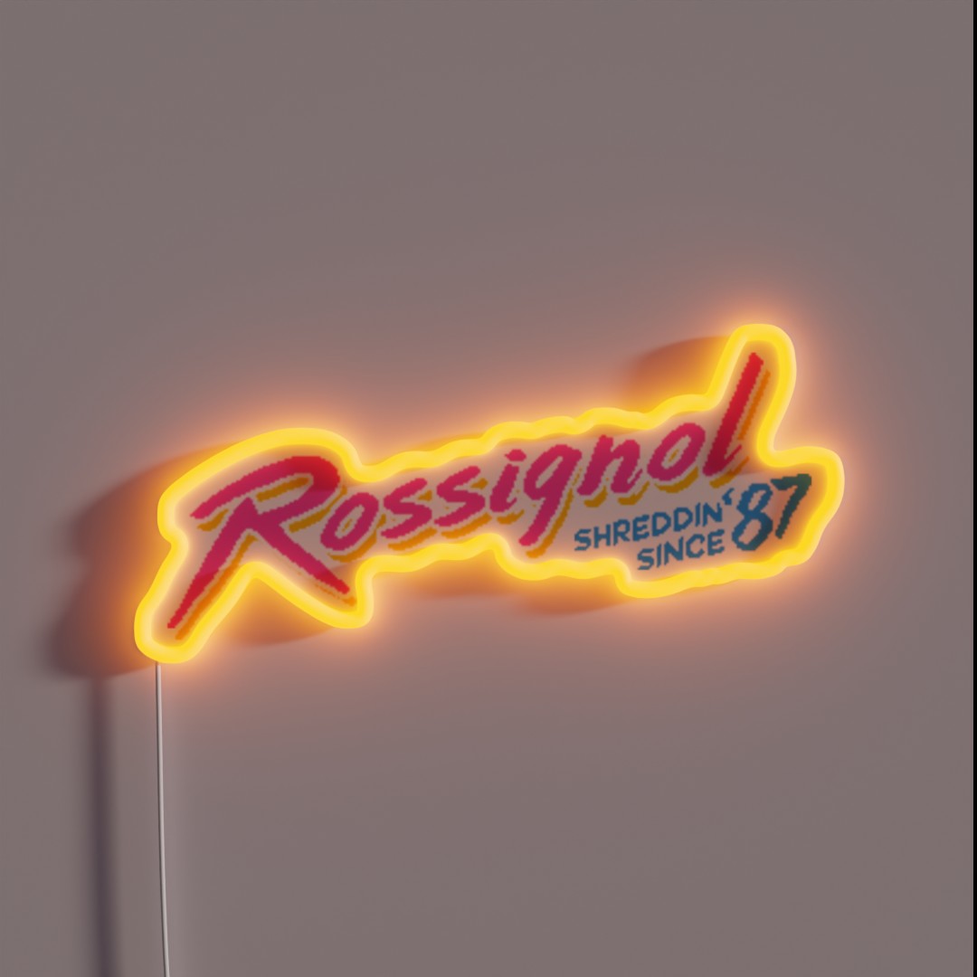 Rossignol Shredding Since 87 RGB Neon Sign Rossignol Shredding Since 87 RGB Neon Sign