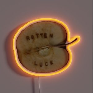 Rotten Luck Apple RGB Neon Sign