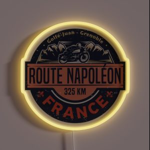 Route Napoleon France RGB Neon Sign Route Napoleon France RGB Neon Sign