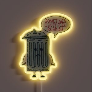 Rubbish RGB Neon Sign