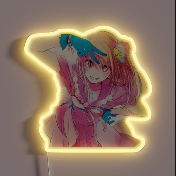 Ruby Hoshino Oshi No Ko RGB Neon Sign