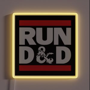 Run D And D RGB Neon Sign