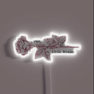 Run Little Mouse RGB Neon Sign
