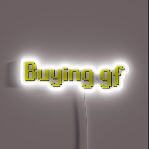 Runescape Buying Gf RGB Neon Sign Runescape Buying Gf RGB Neon Sign