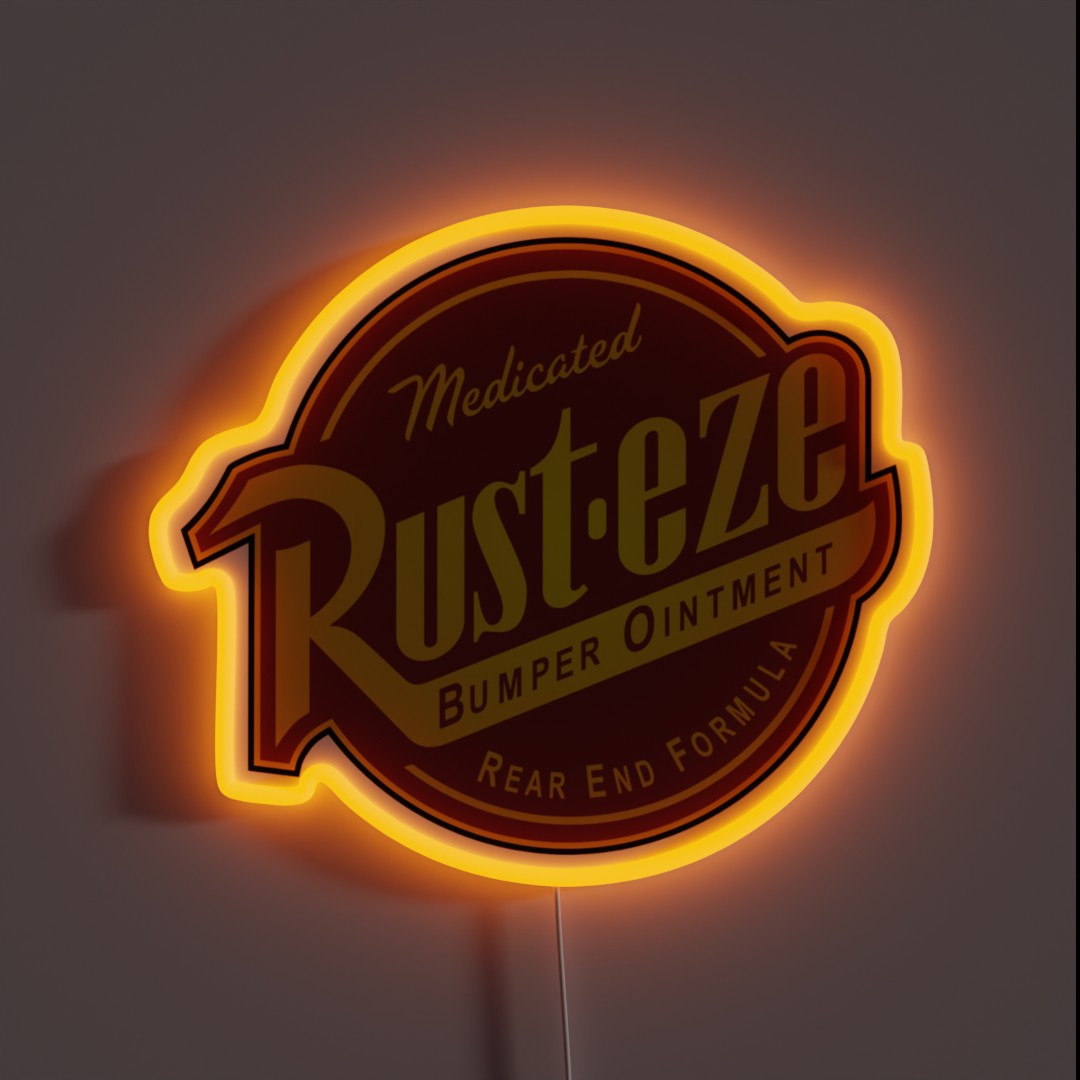 Rust Eze Medicated Bumper Ointment RGB Neon Sign Rust Eze Medicated Bumper Ointment RGB Neon Sign