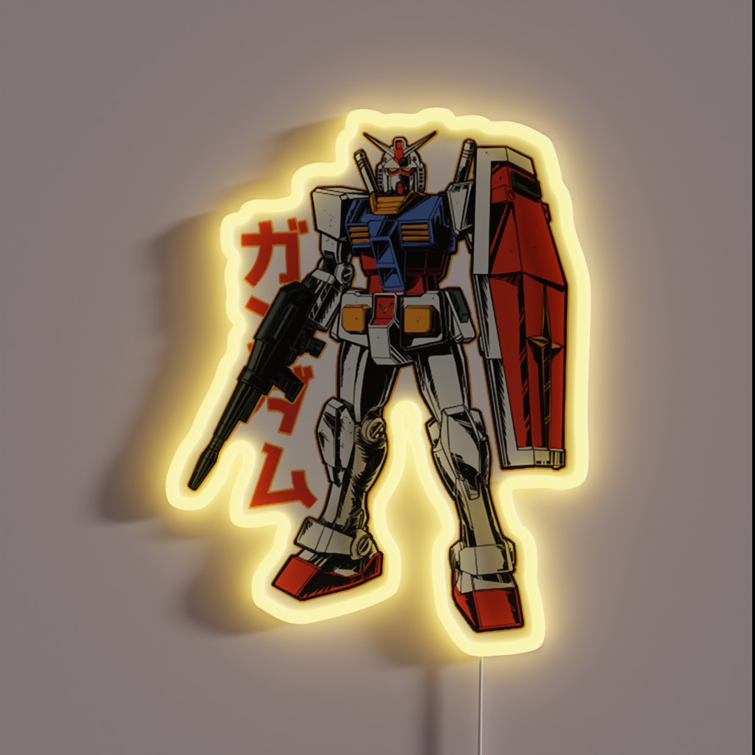 RX 78 2 Gundam RGB Neon Sign RX 78 2 Gundam RGB Neon Sign