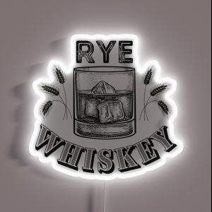 Rye Whiskey Rye Whiskey RGB Neon Sign Rye Whiskey Rye Whiskey RGB Neon Sign