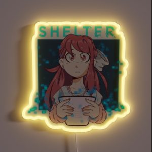 S H E L T E R RGB Neon Sign
