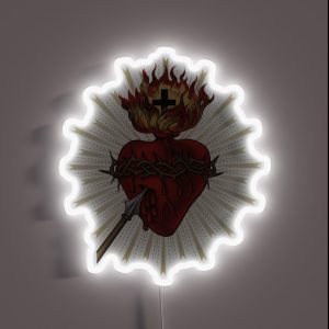 Sacred Heart Of Jesus Christ RGB Neon Sign