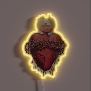 Sacred Heart Of Jesus RGB Neon Sign Sacred Heart Of Jesus RGB Neon Sign