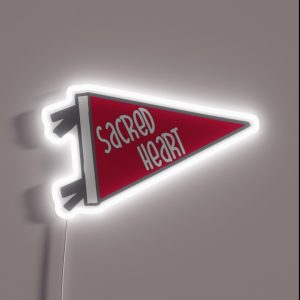 Sacred Heart University Flag RGB Neon Sign Sacred Heart University Flag RGB Neon Sign