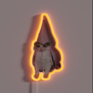 Sad Princess Cat RGB Neon Sign