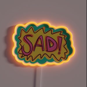SAD RGB Neon Sign SAD RGB Neon Sign