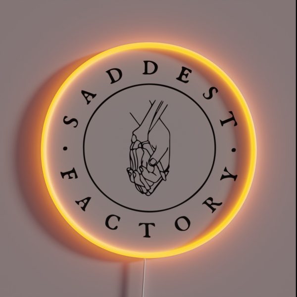 Saddest Factory Records RGB Neon Sign