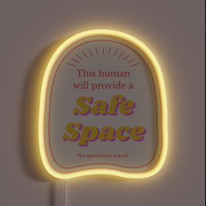 Safe Space Provider RGB Neon Sign Safe Space Provider RGB Neon Sign
