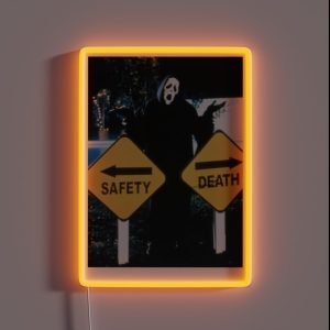 Safety Death RGB Neon Sign