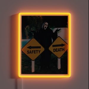 Safety Or Death You Choose RGB Neon Sign Safety Or Death You Choose RGB Neon Sign