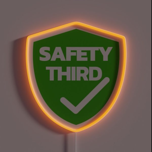Safety Third RGB Neon Sign