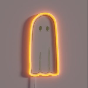 Sage Green Ghost RGB Neon Sign
