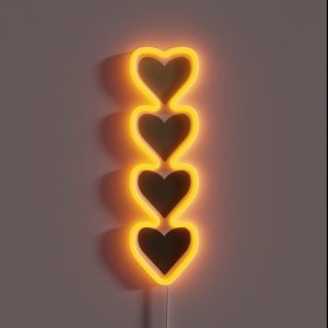 Sage Green Heart RGB Neon Sign
